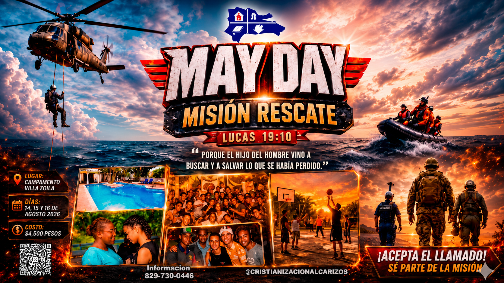 MAYDAY Misión Rescate 2026 - Campamento Juvenil